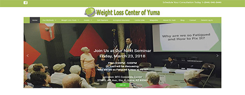 Weight Loss Center of Yuma Website